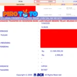 Bukti Kemenangan Permainan Slot Wild Bandito Di Situs PIROTOTO Untuk Akun Dixxxx